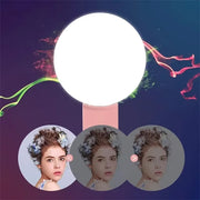 Clip-on selfie ring light, USB rechargeable, product photo 3