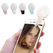 Clip-on selfie ring light, USB rechargeable, product photo 5
