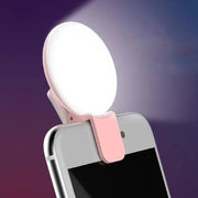 Clip-on selfie ring light, USB rechargeable, product photo 8
