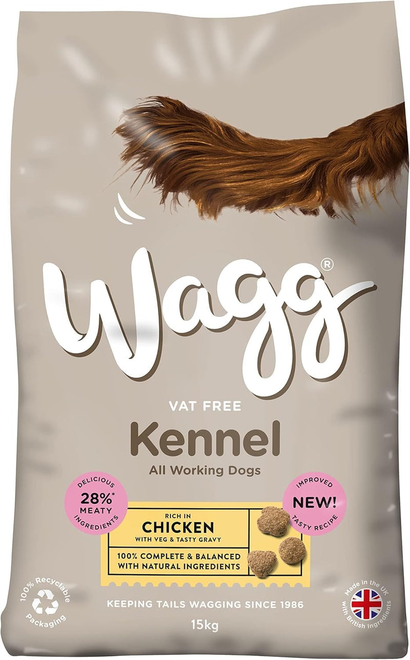 Wagg Kennel Complete Dry Adult Dog Food Chicken & Veg 15kg, product photo 5