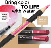 Castle Arts Portraits watercolour pencil set 24 piece tin, product photo 4