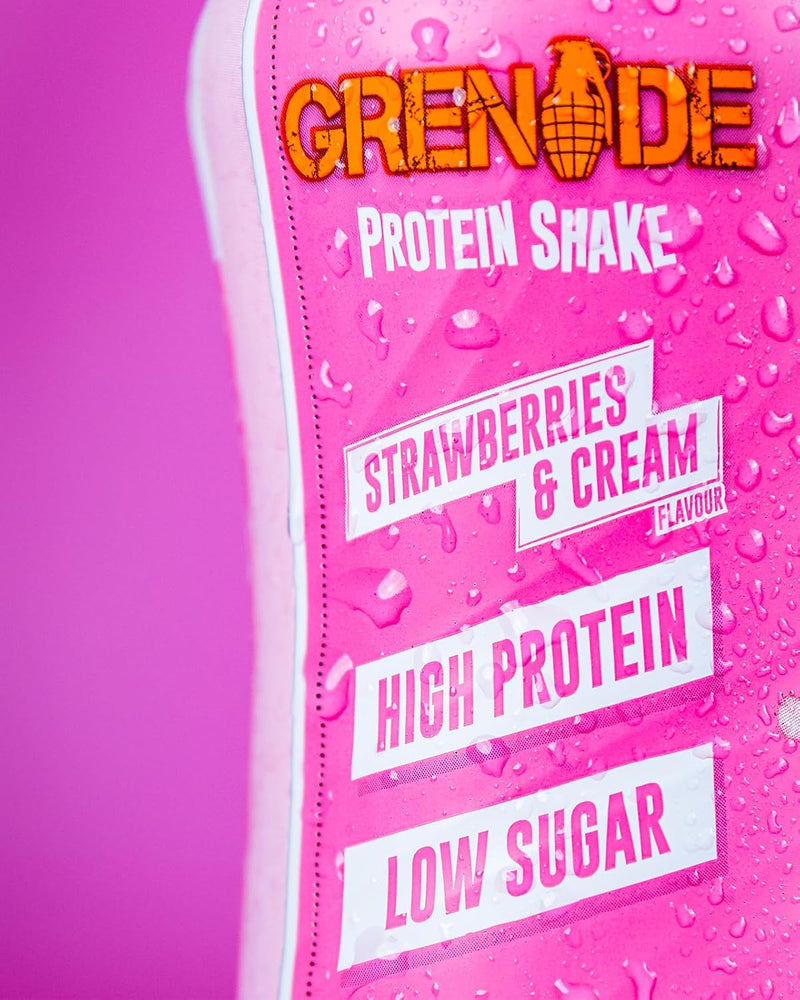 Grenade Protein Shake Strawberries & Cream 8 x 330ml