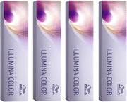 Wella Illumina Color 10/69 permanent hair colour 60ml tubes, 4 pack