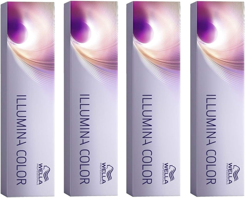 Wella Illumina Color 10/69 permanent hair colour 60ml tubes, 4 pack