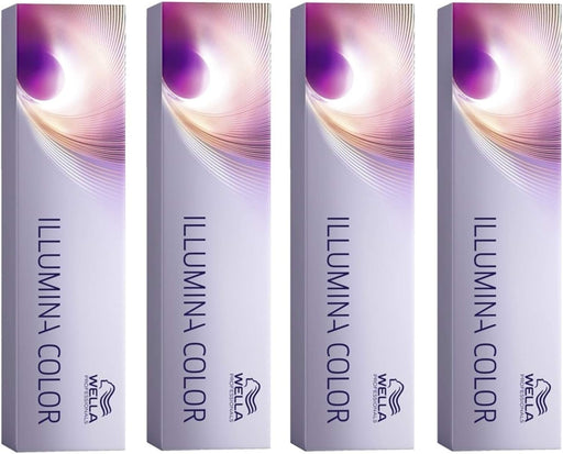Wella Illumina Color 10/69 permanent hair colour 60ml tubes, 4 pack