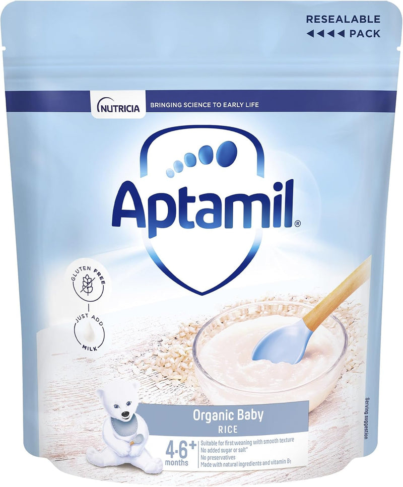 Aptamil Baby Rice Cereal 4 to 6+ Months 5 x 100g