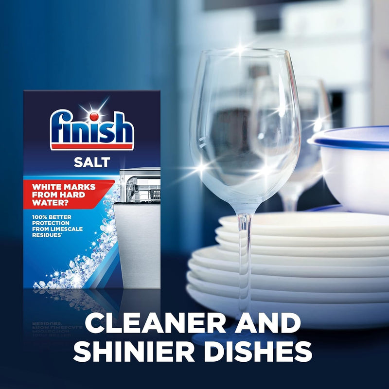 Finish Dishwasher Salt 1.2kg Twin Pack (2 x 1.2kg)