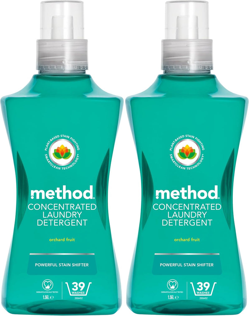 Method Concentrated Laundry Detergent Orchard Fruit 1.56L bottle