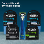 Wilkinson Sword Face Groomer is compatible with Hydro 3 and Hydro 5 blade refills