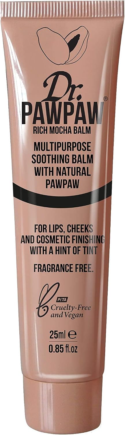Dr PAWPAW Rich Mocha Balm 25ml tube, front of pack