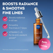 NIVEA Vitamin C serum boosts radiance in 60 seconds and smooths fine lines in seven days