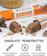 PhD Smart Bar cut open showing the whey protein centre, macro-friendly and free from palm oil