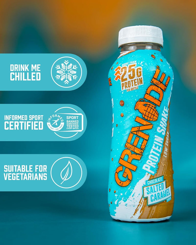 Grenade Protein Shake Chocolate Salted Caramel 8 x 330ml