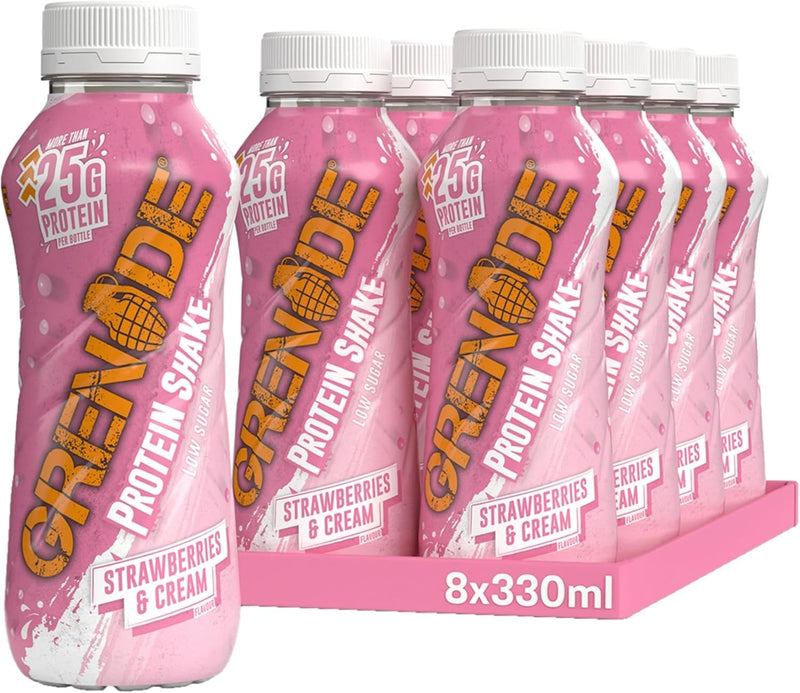 Grenade Protein Shake Strawberries & Cream 8 x 330ml