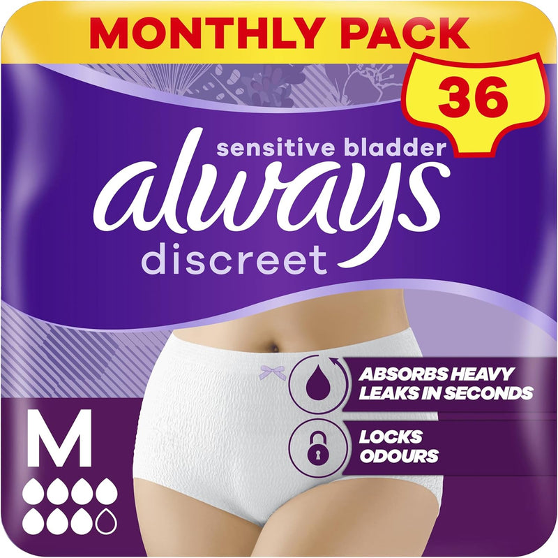 Always Discreet Pants Plus Medium 36 Pants (2 x 18)