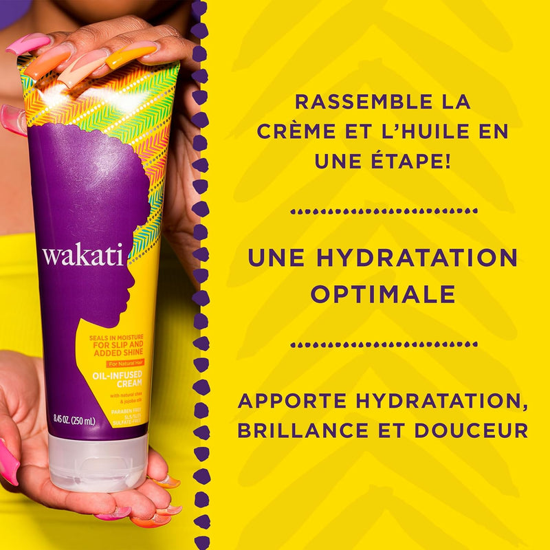 Wakati oil-infused curl defining cream 250ml 3 pack, product photo 4