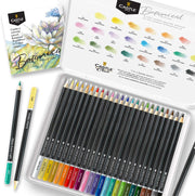 Castle Arts Botanical coloured pencil set, 24 piece display tin