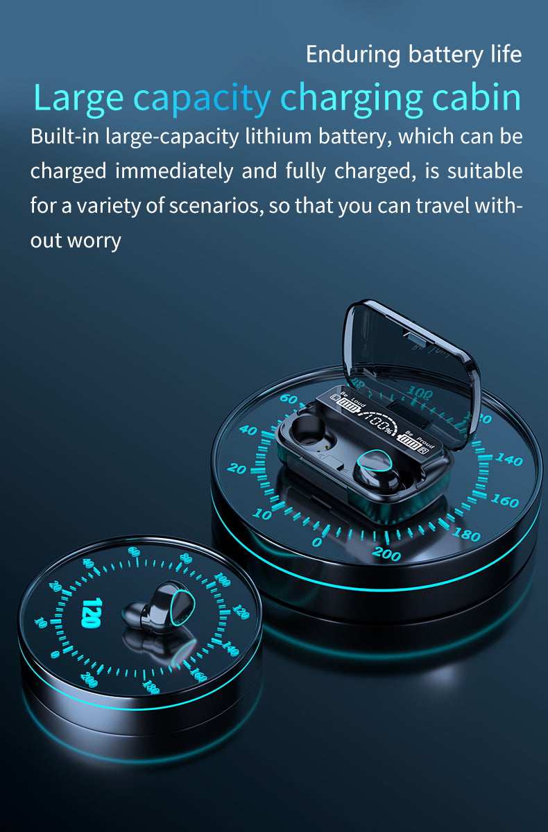 M10 Earphones – Long Battery Life and Rapid Recharging Design
